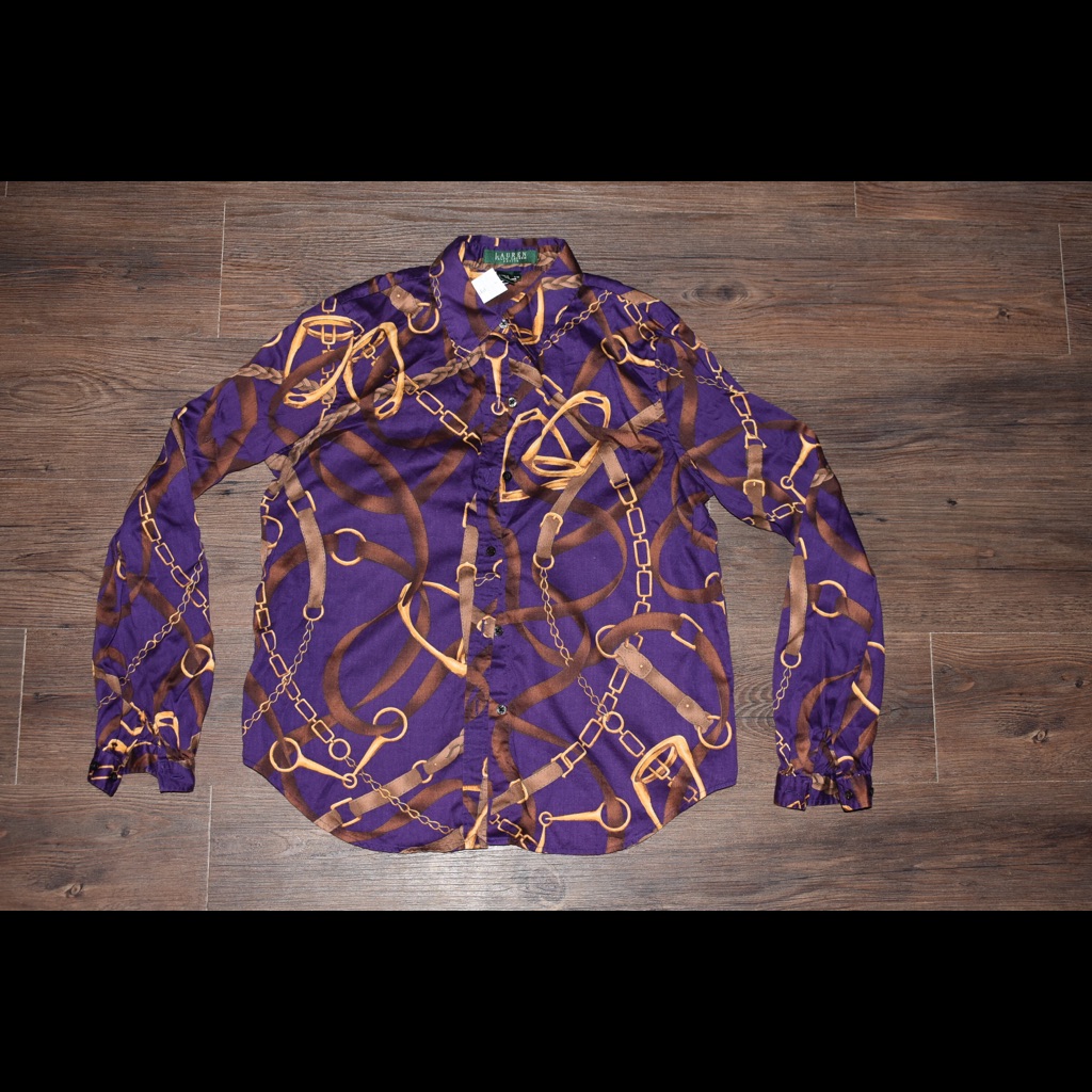 Women’s Polo Patterned Button Down